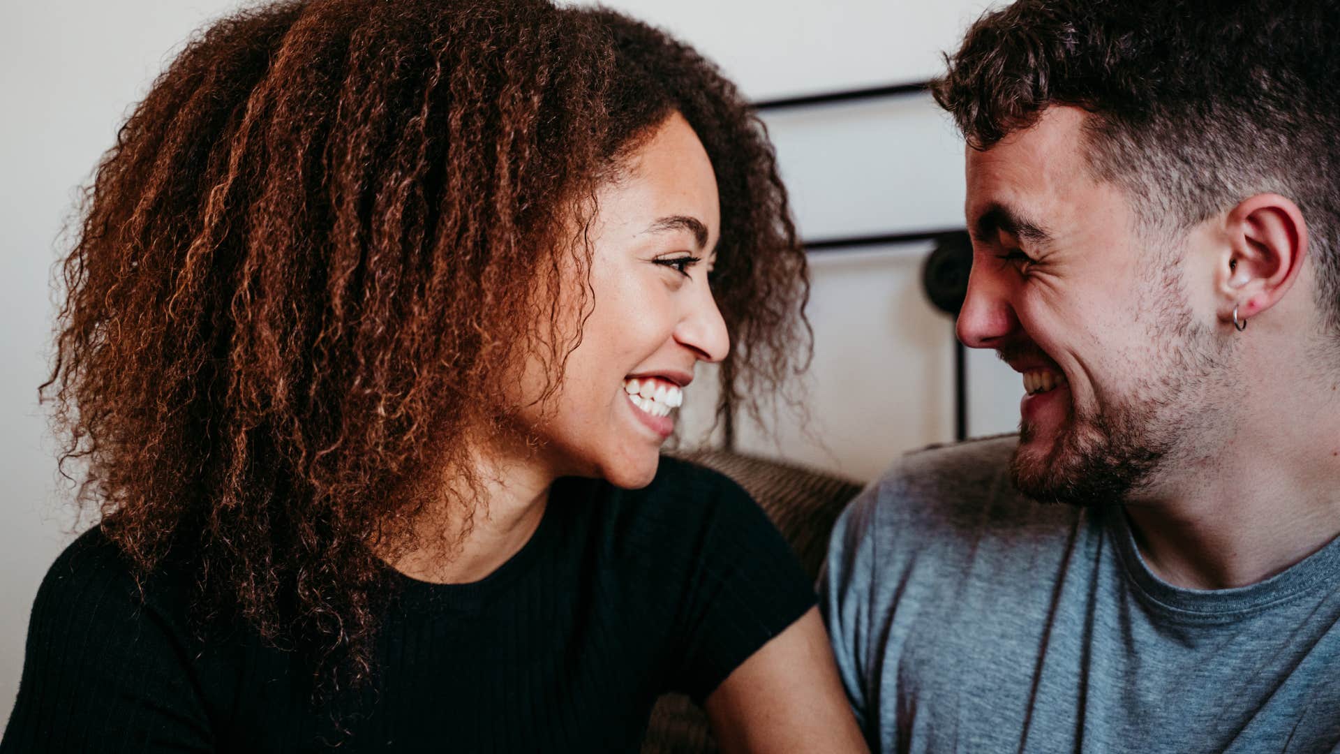 deep thinking couple who are emotionally independent in their relationship