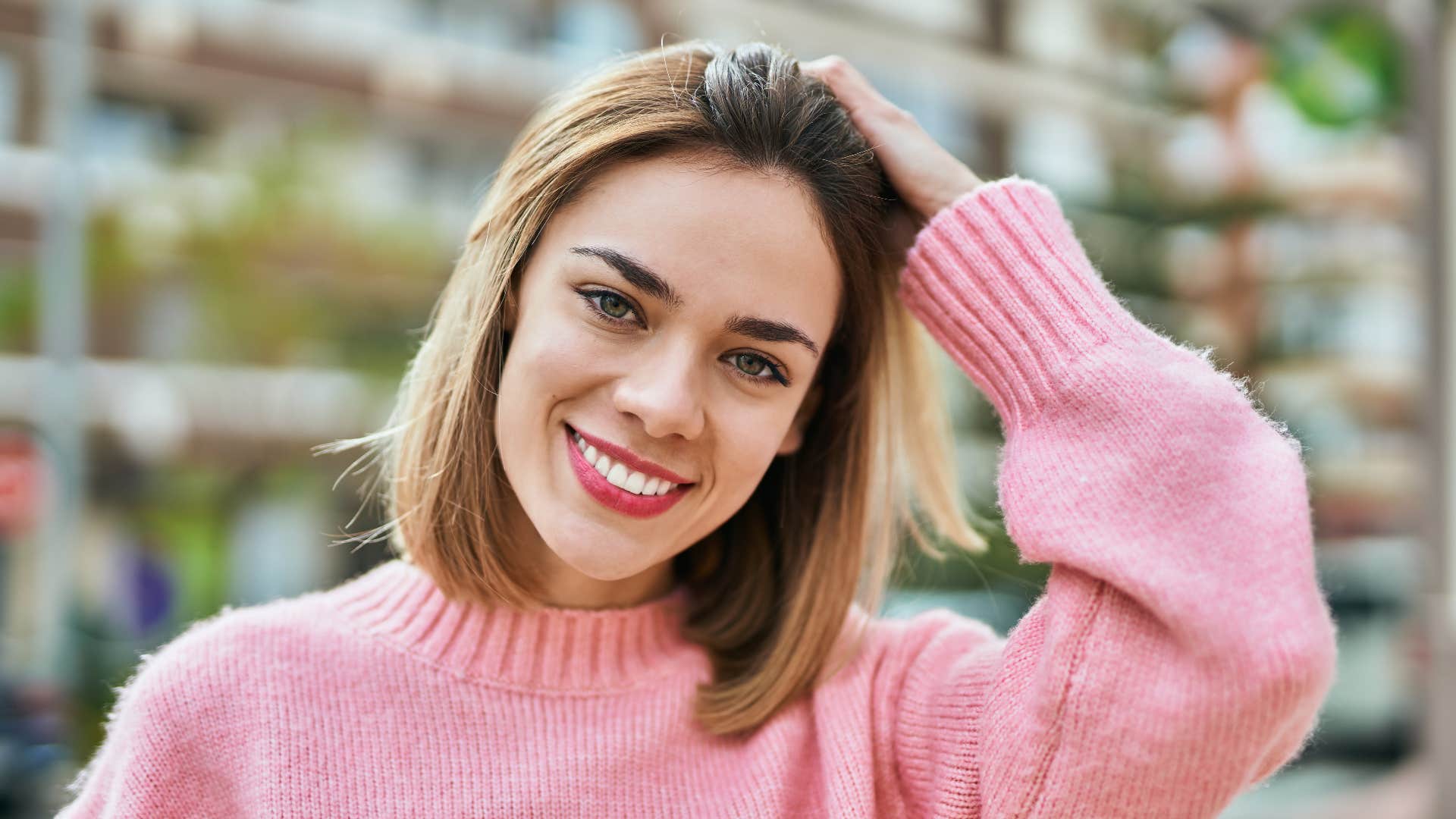 authentic woman looking confident