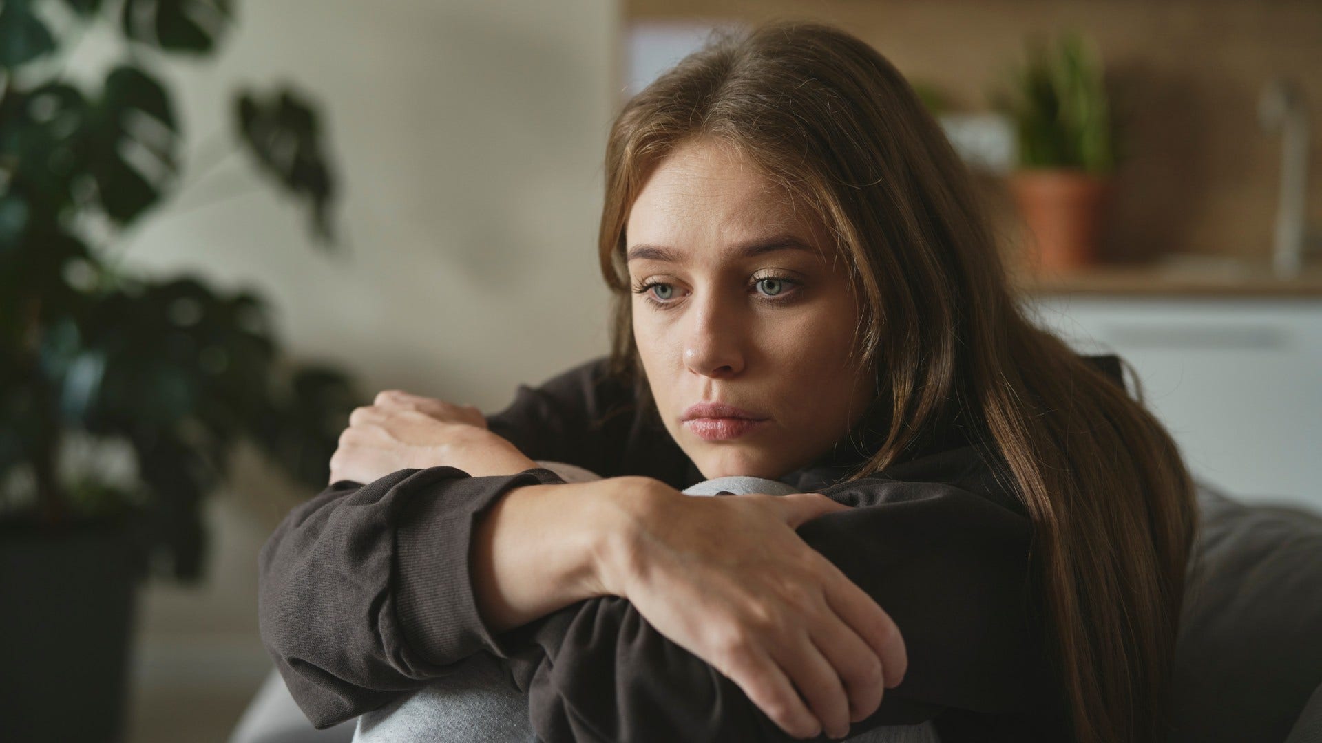 woman who needs recovery time and doesn't want to hear others bad news