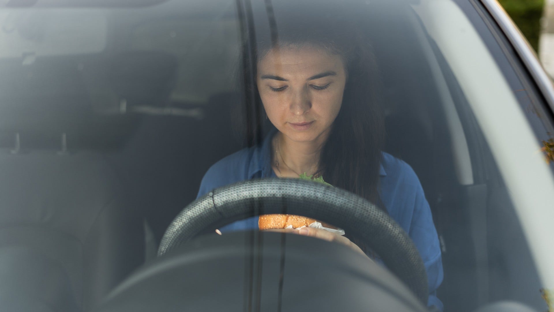 woman who eats every meal in her car as she understands trade-offs