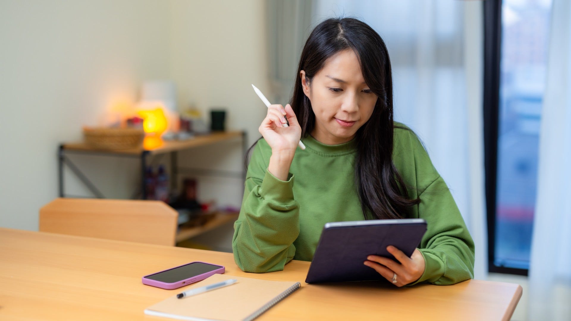 woman with a tech upgrade who hasn't printed a photo in years
