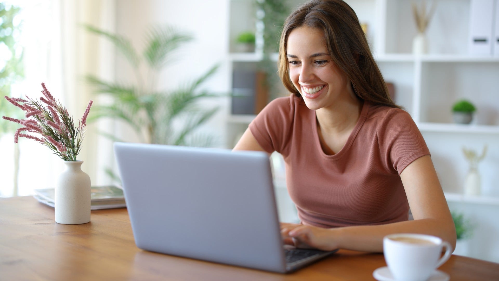 woman who lets her phone ring and is comfortable with boundaries