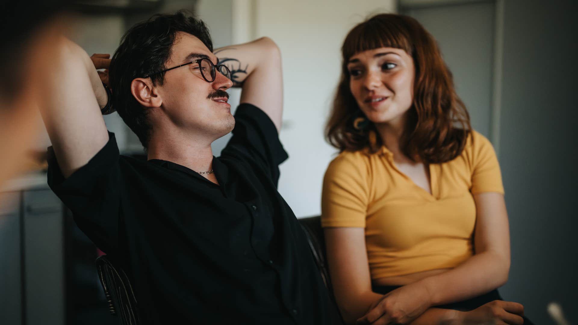 person says, ‘I didn’t mean it like that’ to someone they're secretly in love with