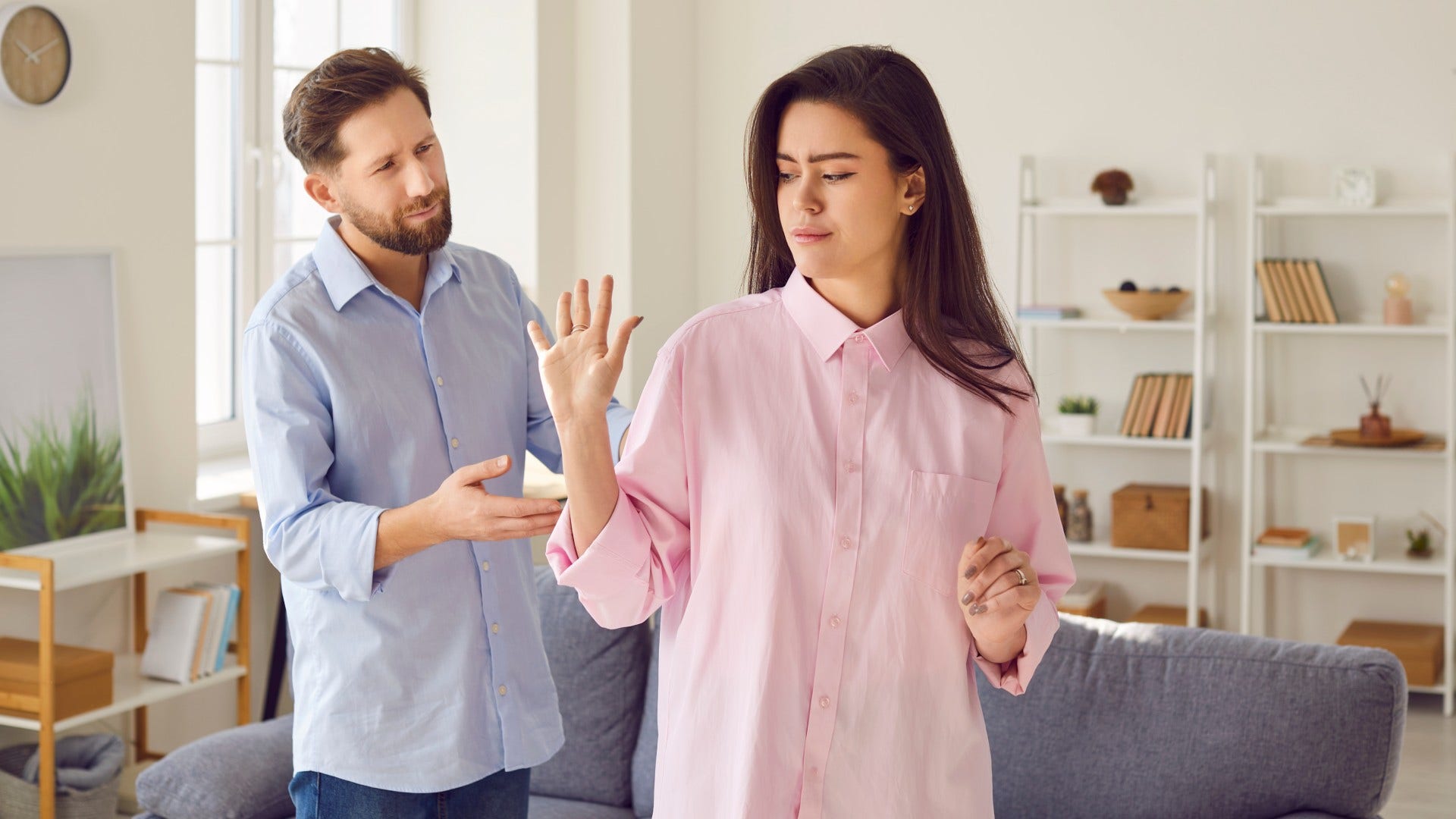 woman who needs to win every argument as she personalizes neutral disagreements