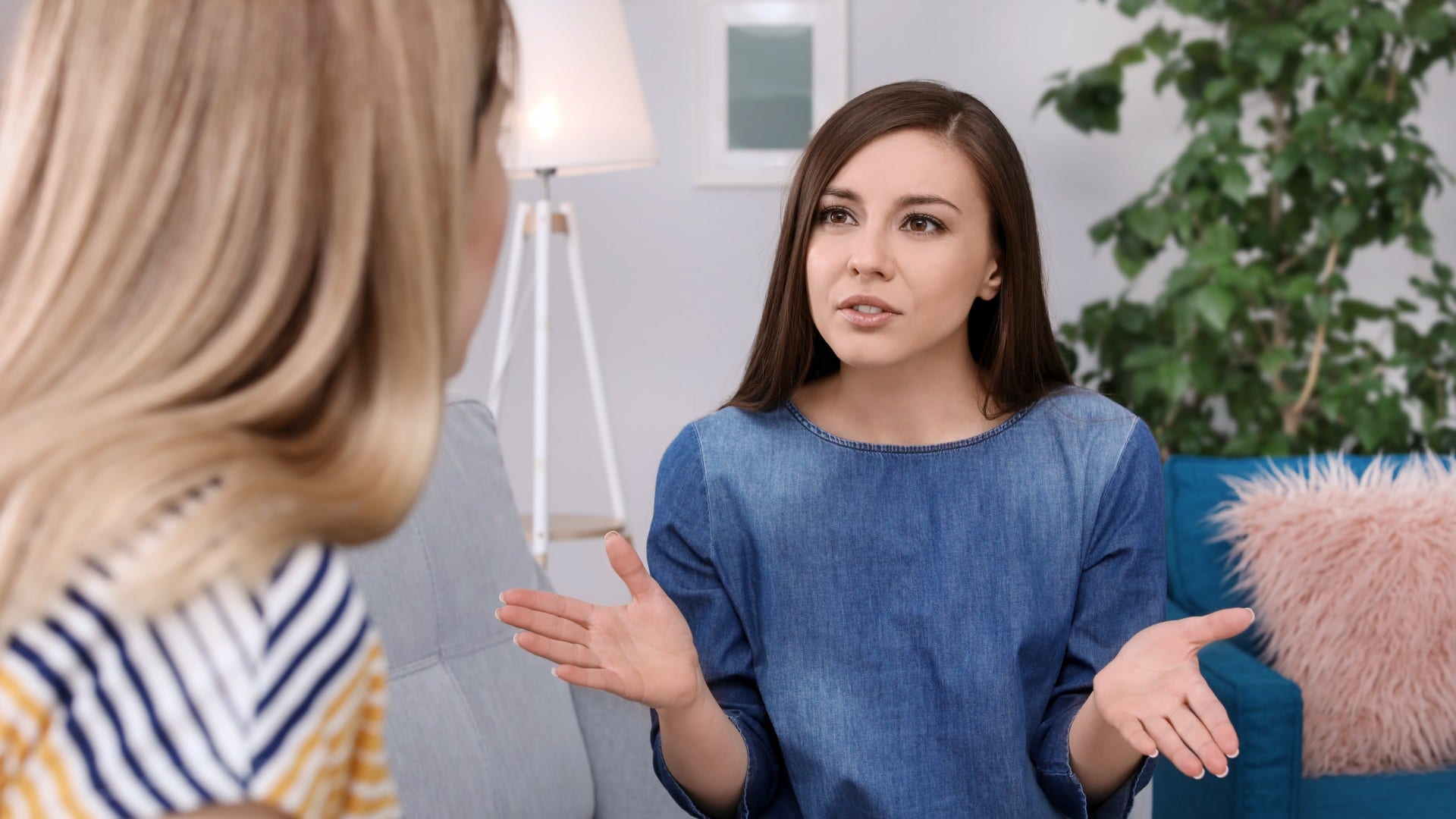 woman who one ups other woman's stories because she sees conversation as competition