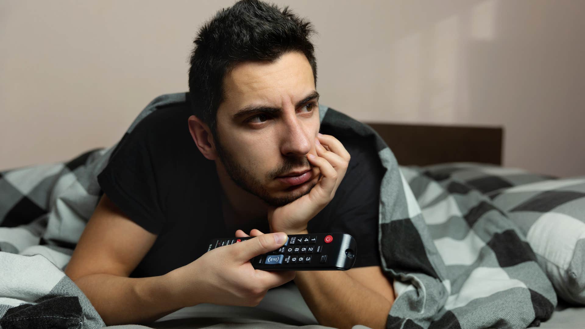 man who sleeps better with socks on because he is likes to be prepared