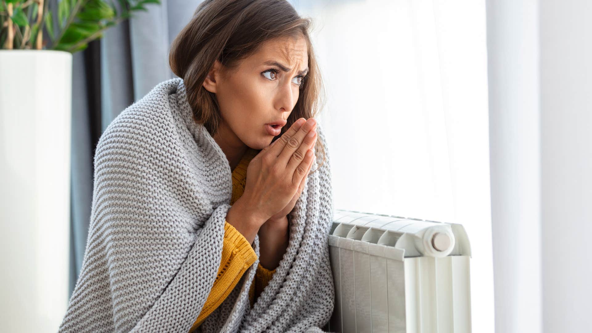 woman who sleeps better with socks on because she is sensitive to changes in temperature