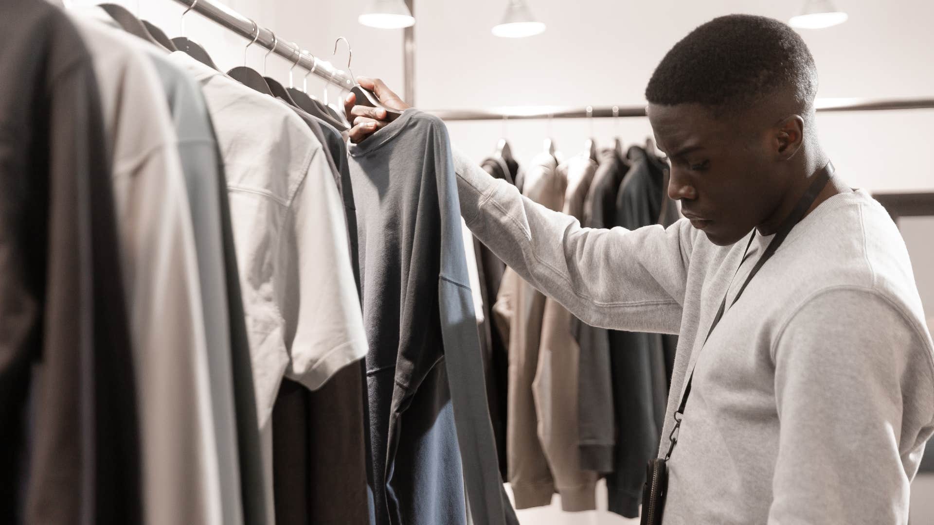 man who spends tons of money on little things because he is non-committal