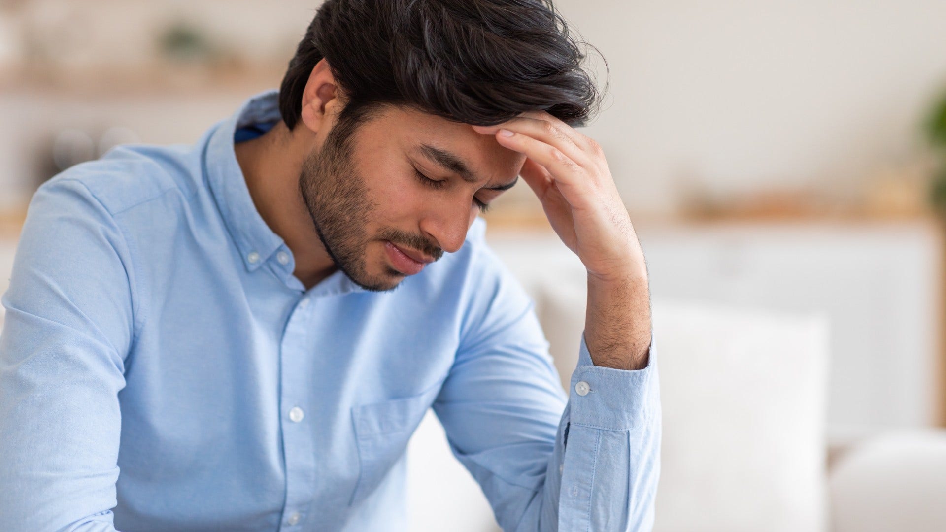 man who is waiting for something to go wrong saying i'm not that good looking