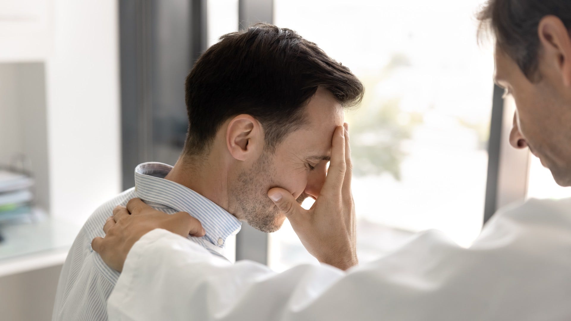 man who is always waiting for something to go wrong saying yeah as if that will work