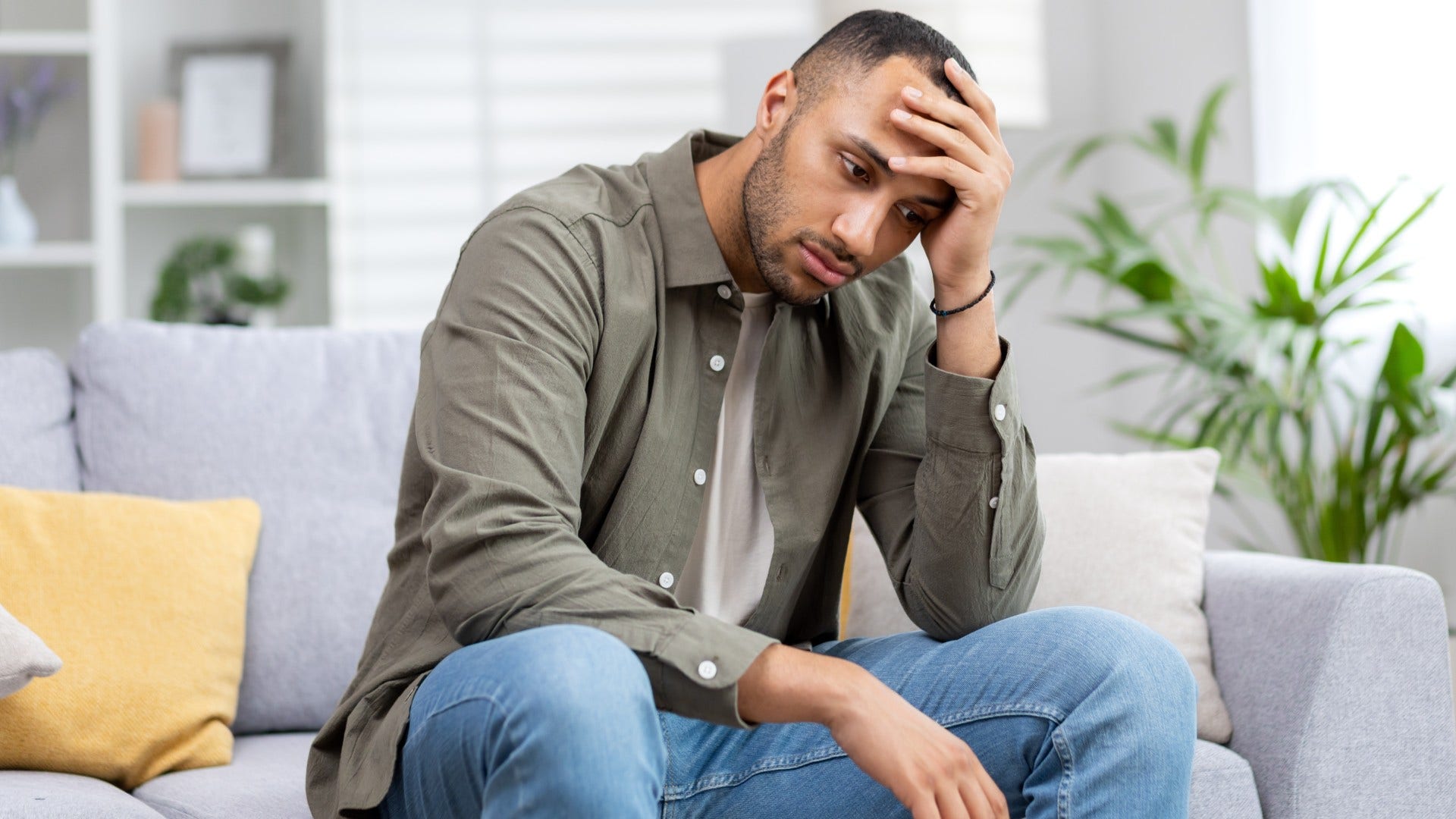 man who was an easy kid feeling uncomfortable taking up space