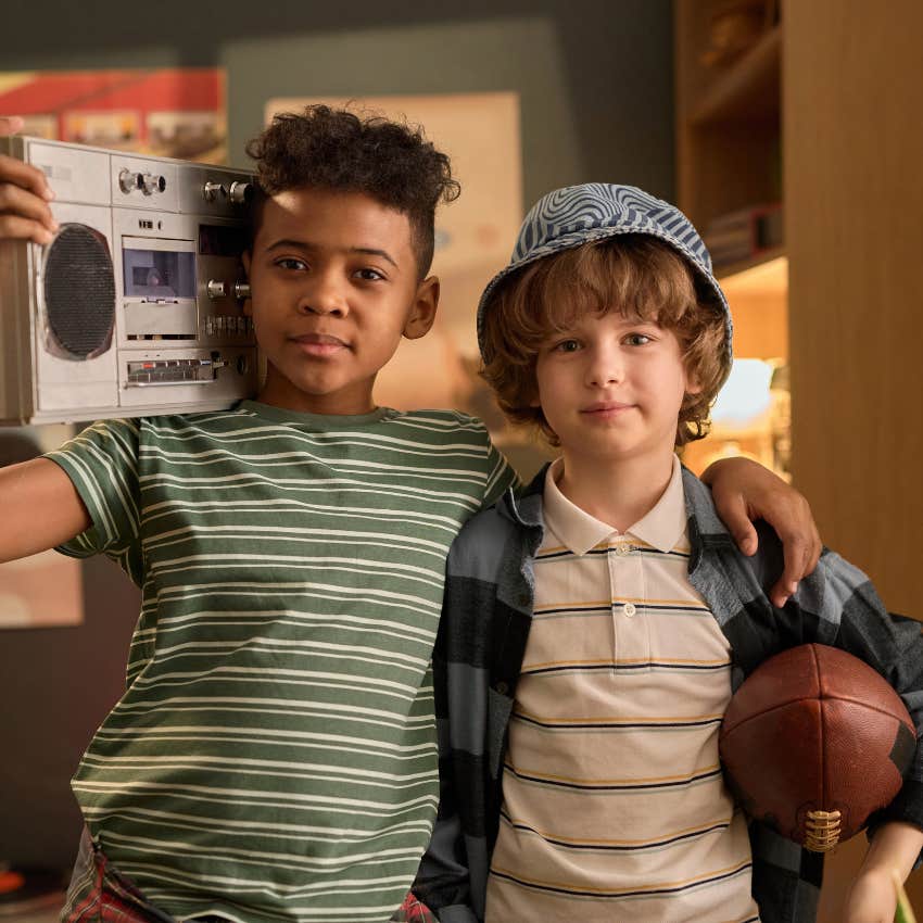 Kids learning independence naturally together