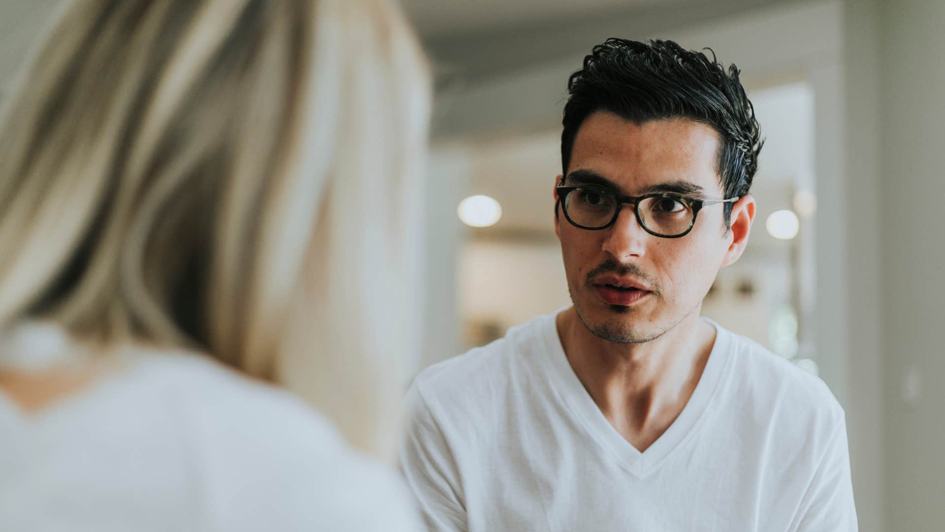 man who doesnt play games wearing his emotions on his face