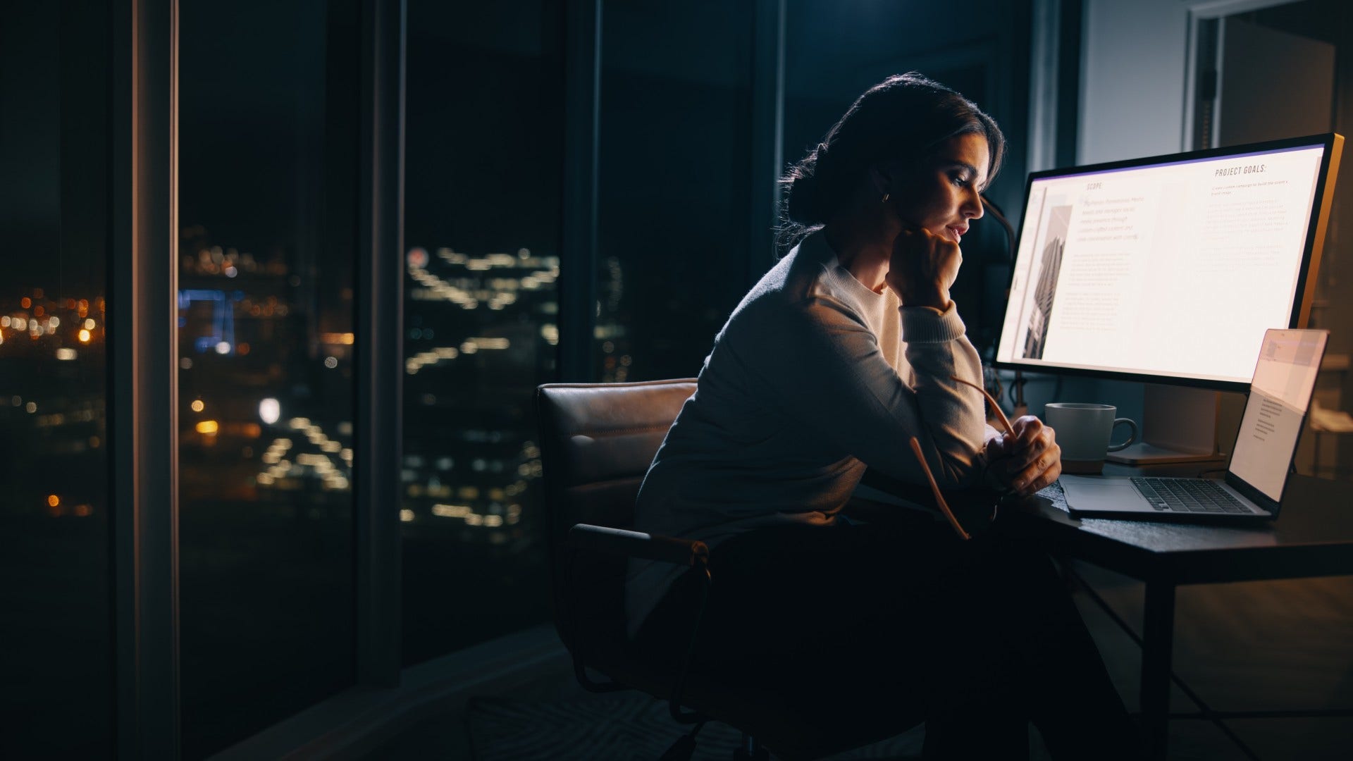 woman with lots of acquaintances keeping busy to avoid emotional stillness