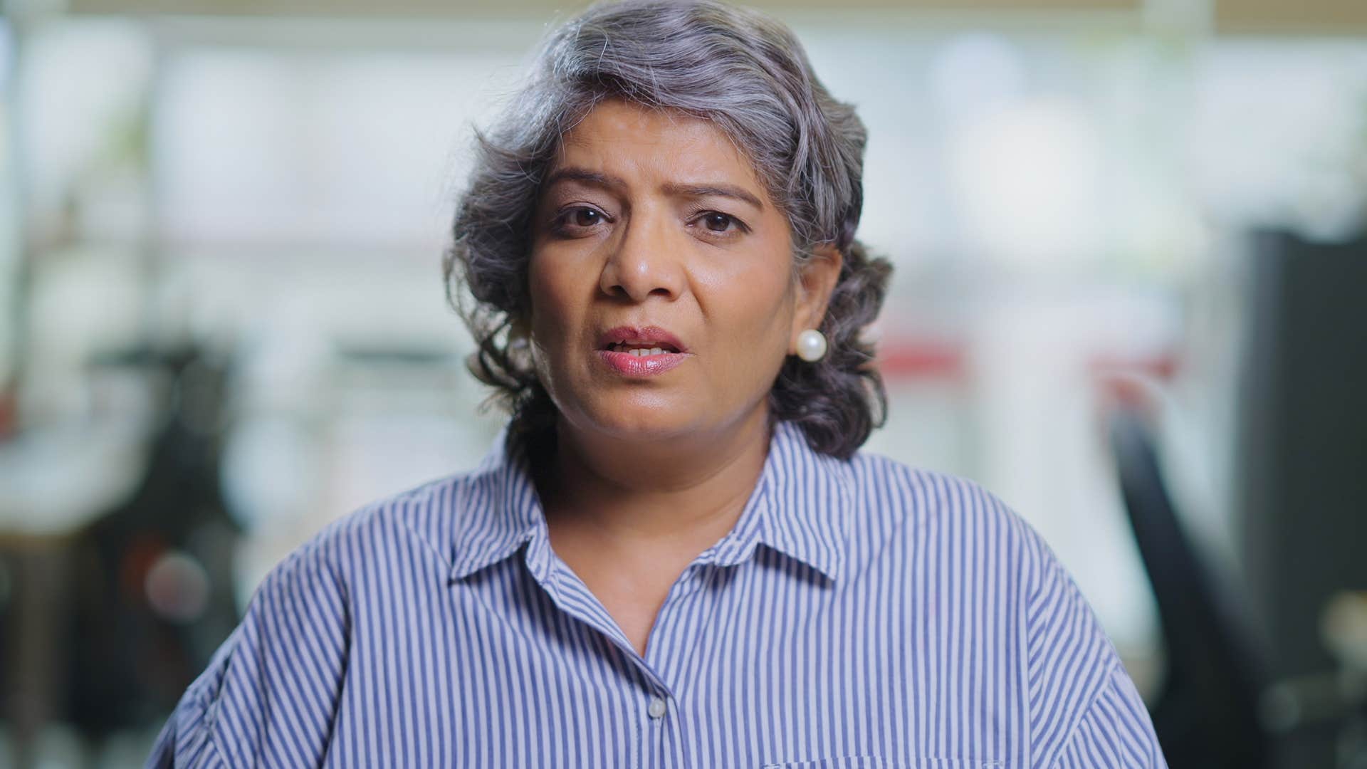 annoyed southern woman using the polite phrase you're getting too big for your britches