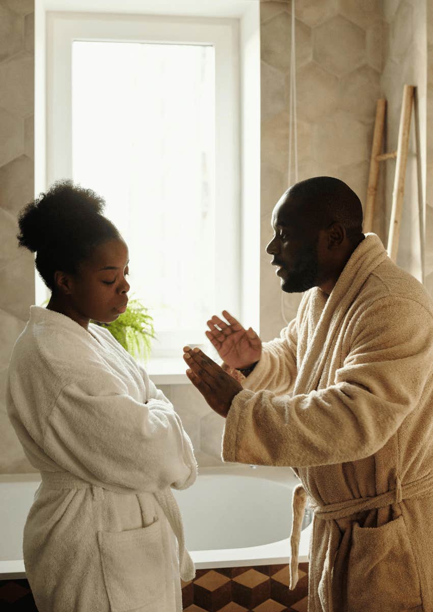 relationship has run its course if they don't like what you're wearing and make you change