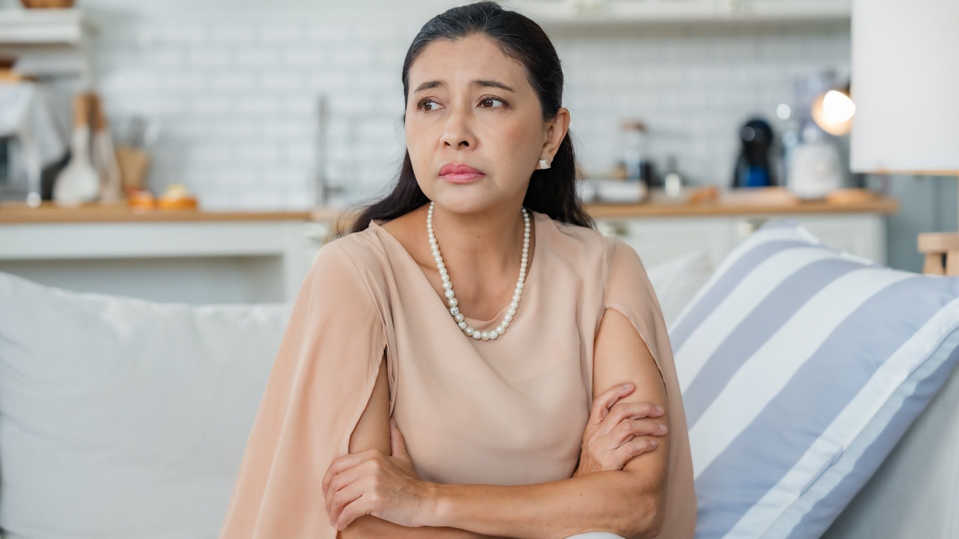 woman who feels emotionally exhausted and rarely feels supported