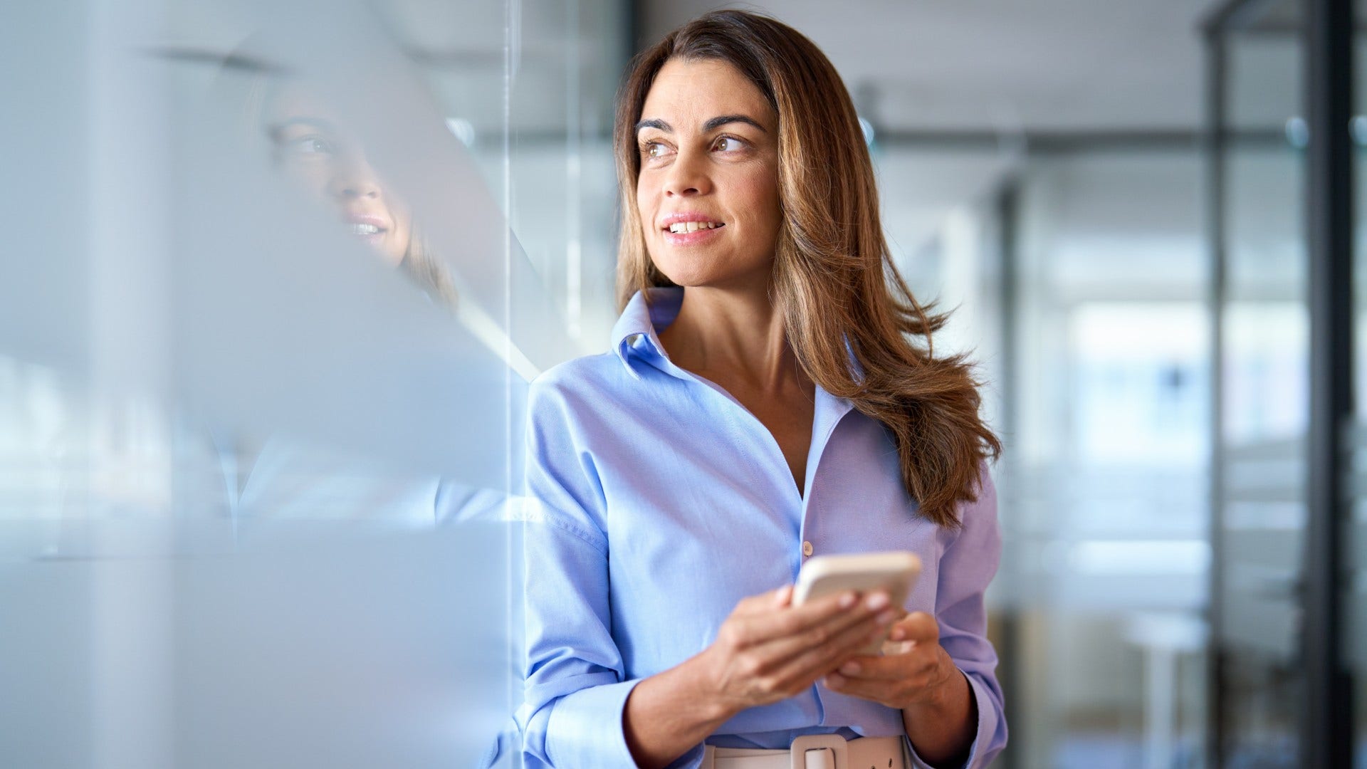woman who is turning down her mind and not every thought feels urgent