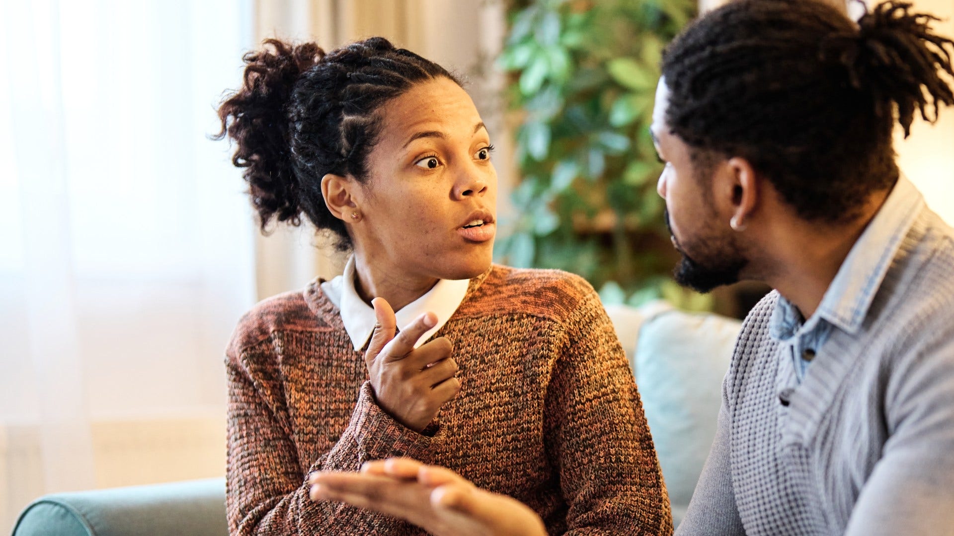 man trying to test woman by bringing up hypothetical scenarios of loyalty