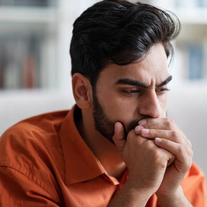 highly intelligent man considering the worse-case scenario