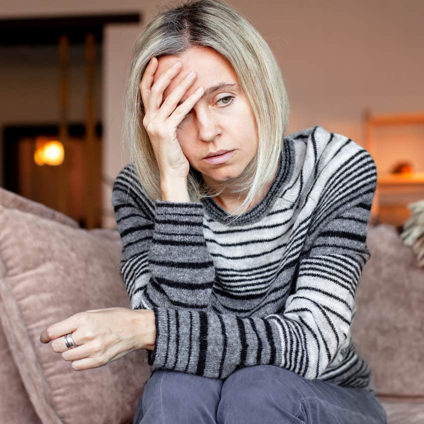 highly intelligent woman criticizing and judging herself