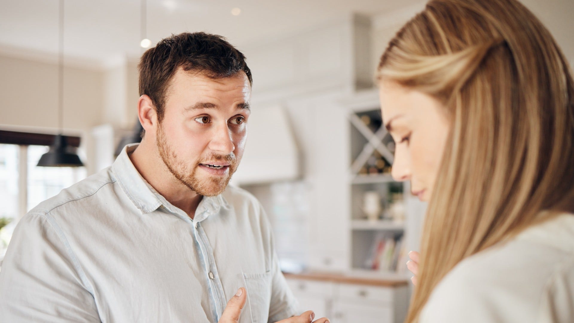 woman who has outgrown herself no longer being triggered by old conflicts