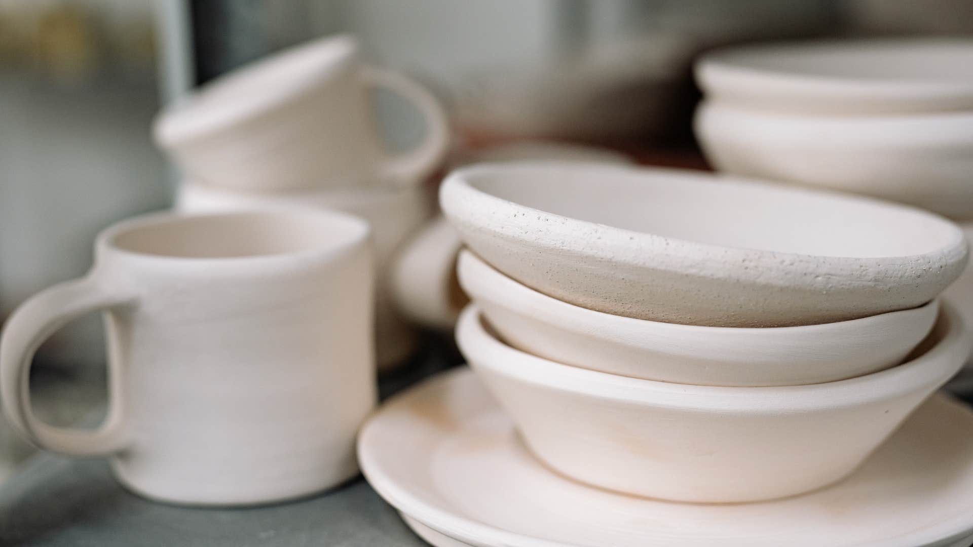 things brilliant people put into piles around the house instead of putting them back where they belong dishes