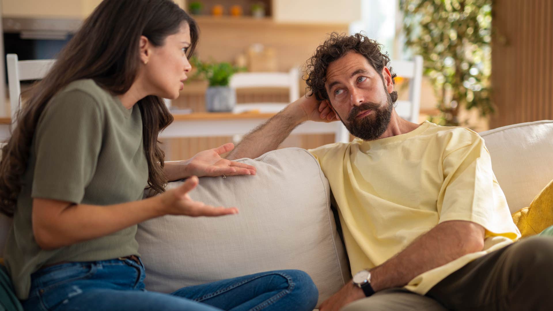 couple trying to form emotional intimacy in argument