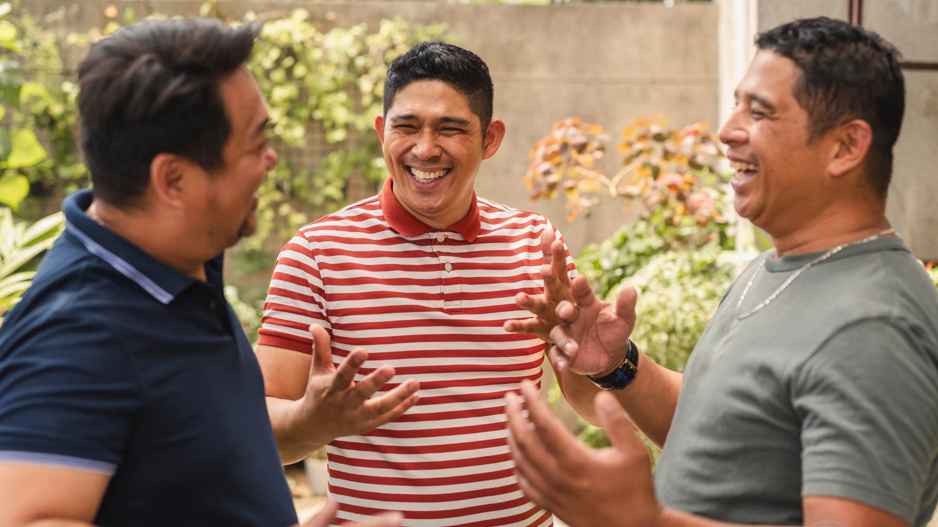 men speaking negatively about their families to bond with each other