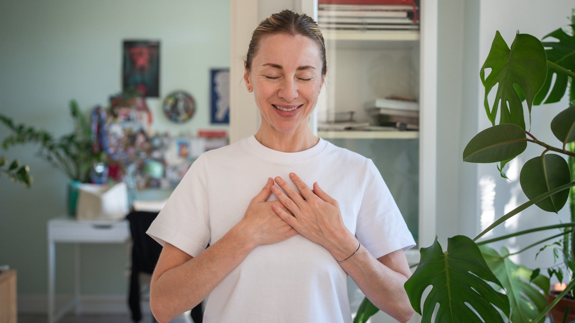 woman who allowed herself to quietly detach as she forgives herself