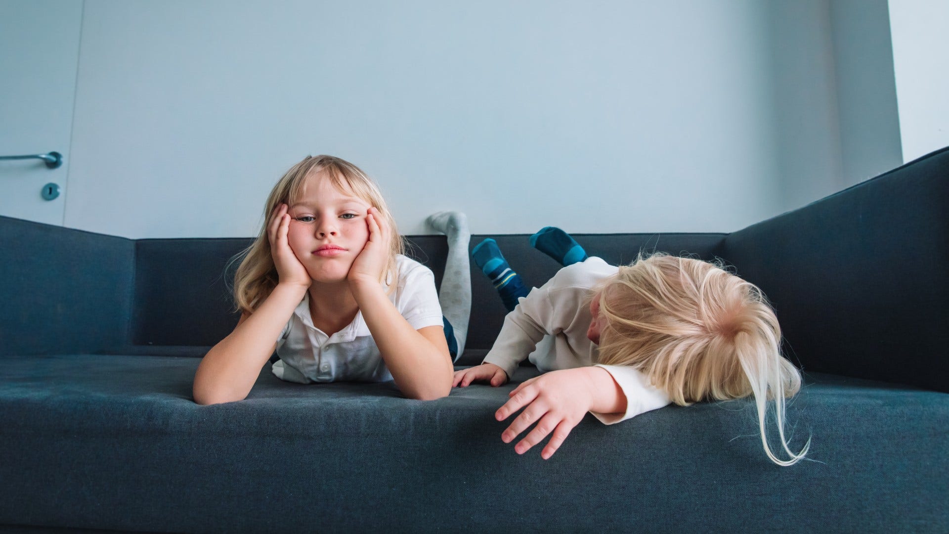 kids learning how to sit with discomfort from being bored