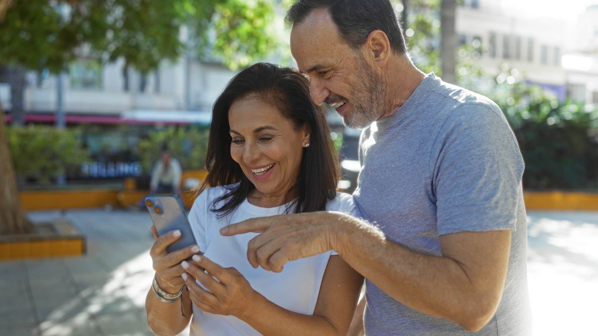 Man who doesn't weaponize jealousy talking to his wife.