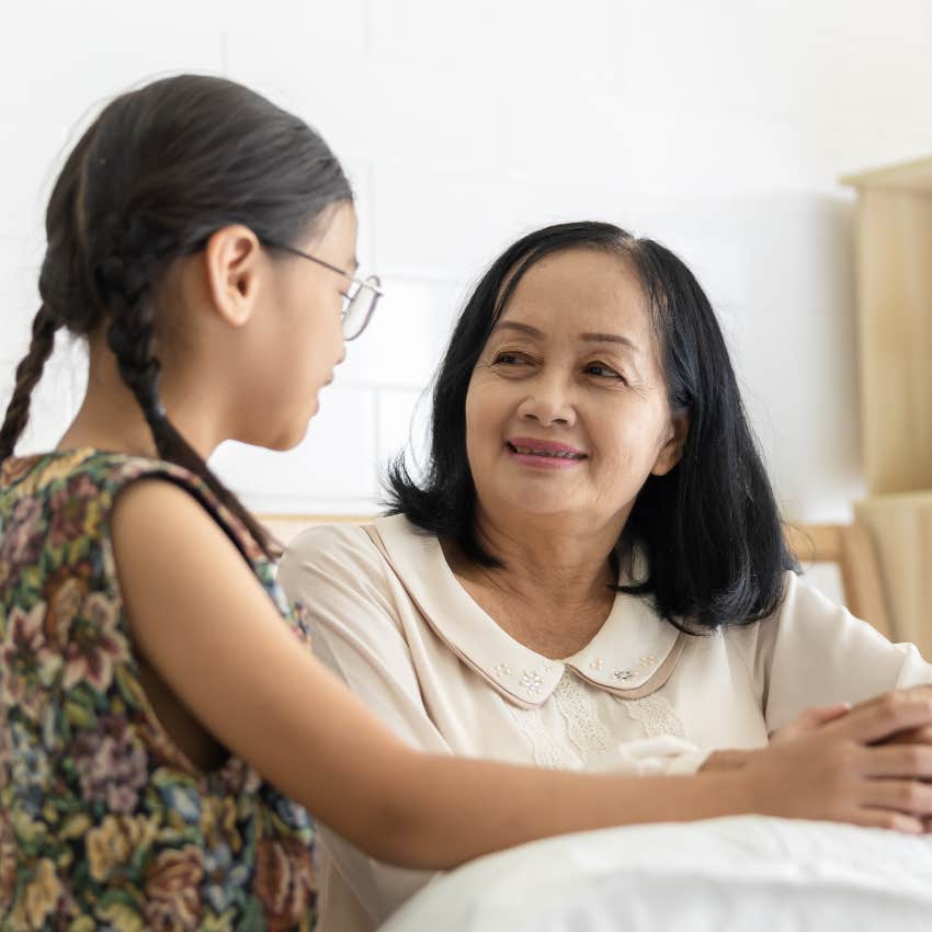 young girl being respectful toward others