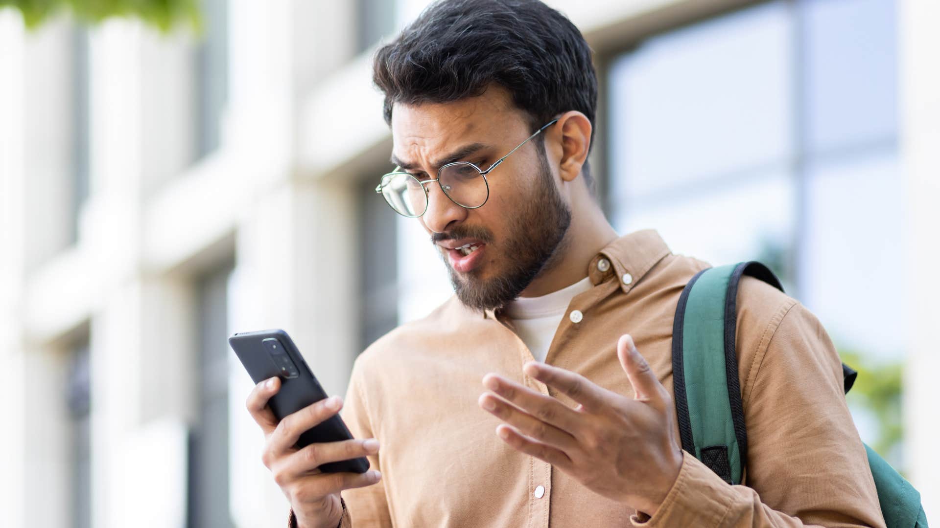 man upset after someone's tone changed in texts