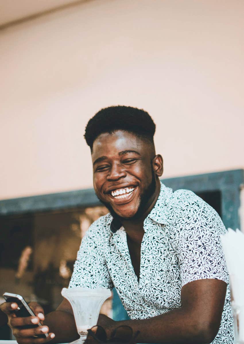 smiling trustworthy man becoming an incredible husband