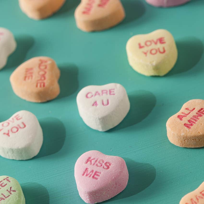 valentines day candy hearts sweethearts