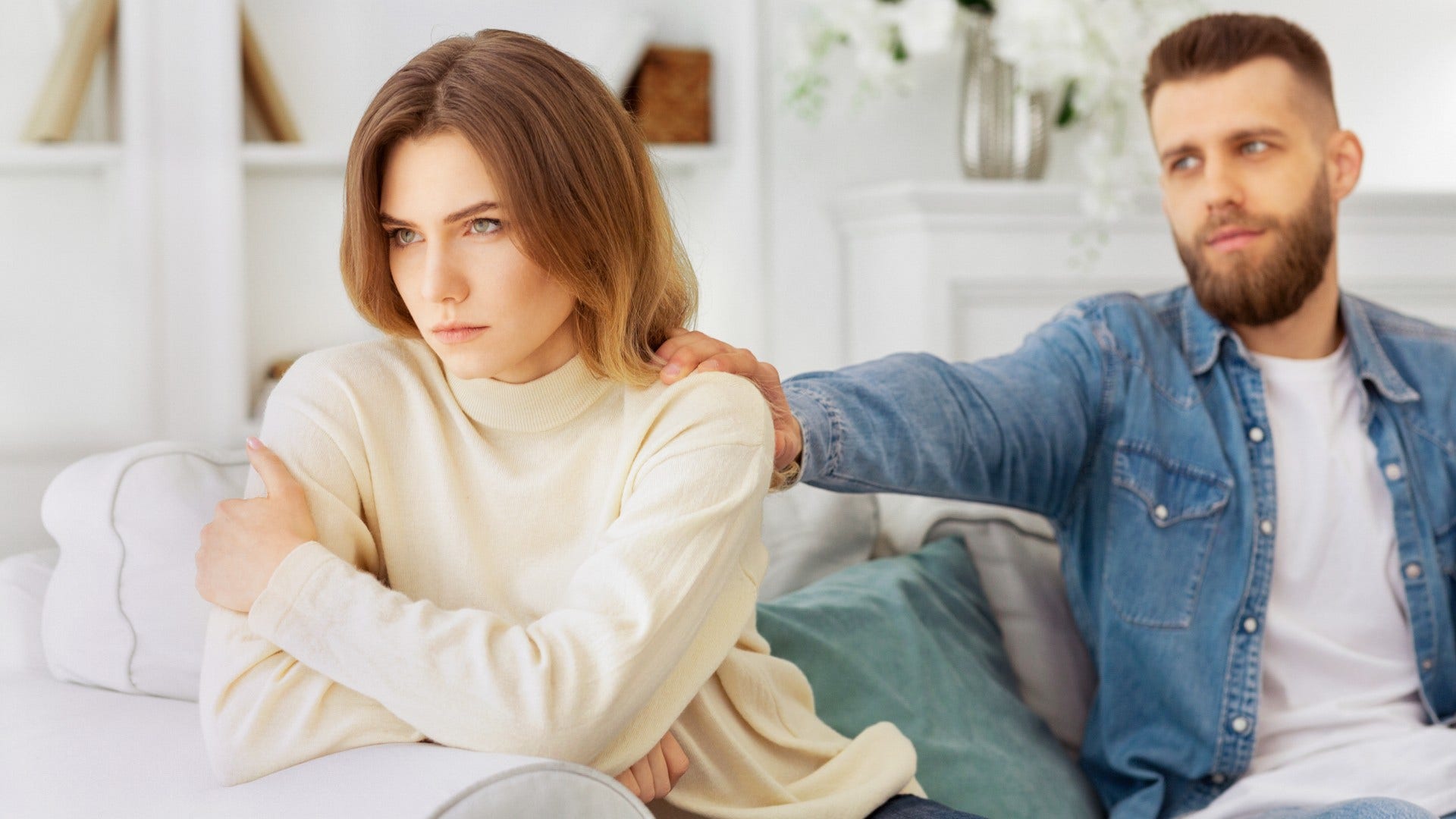 woman whose childhood quietly influences who she falls for as she reacts strongly to abandonment cues