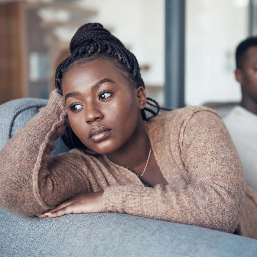 smart woman who has to beg for emotional vulnerability in her marriage