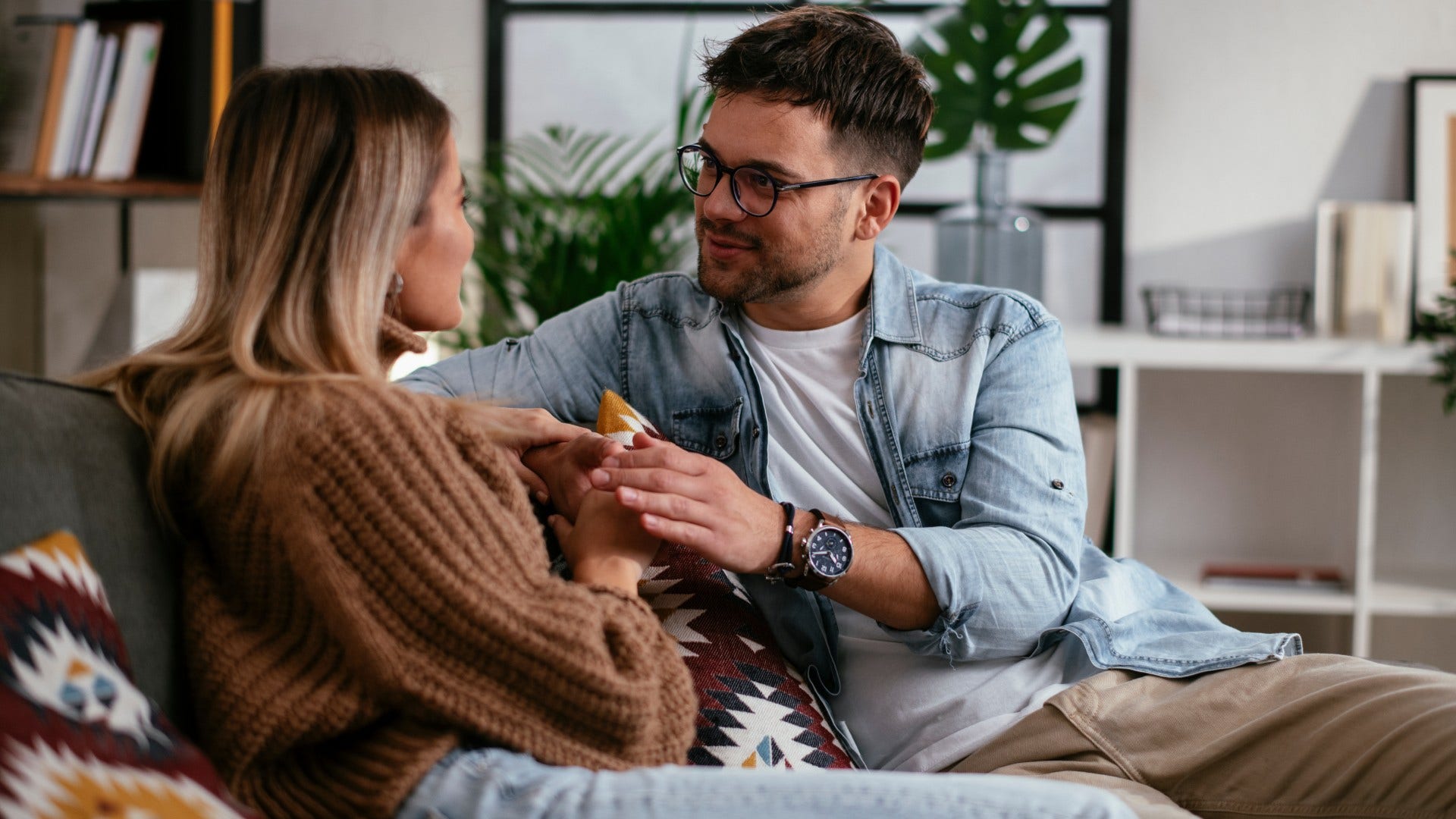 man who feels understood and asks for woman's perspective before making decisions