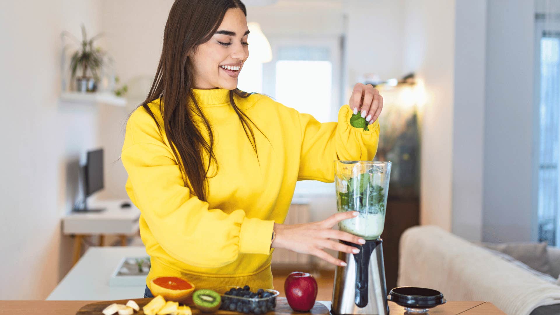 woman who balances work and home have good nutrition