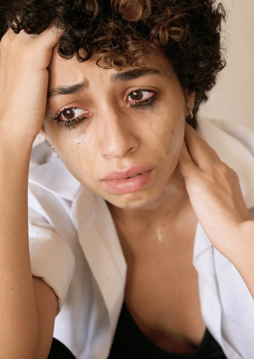 woman upset about waiting to get out of her relationship