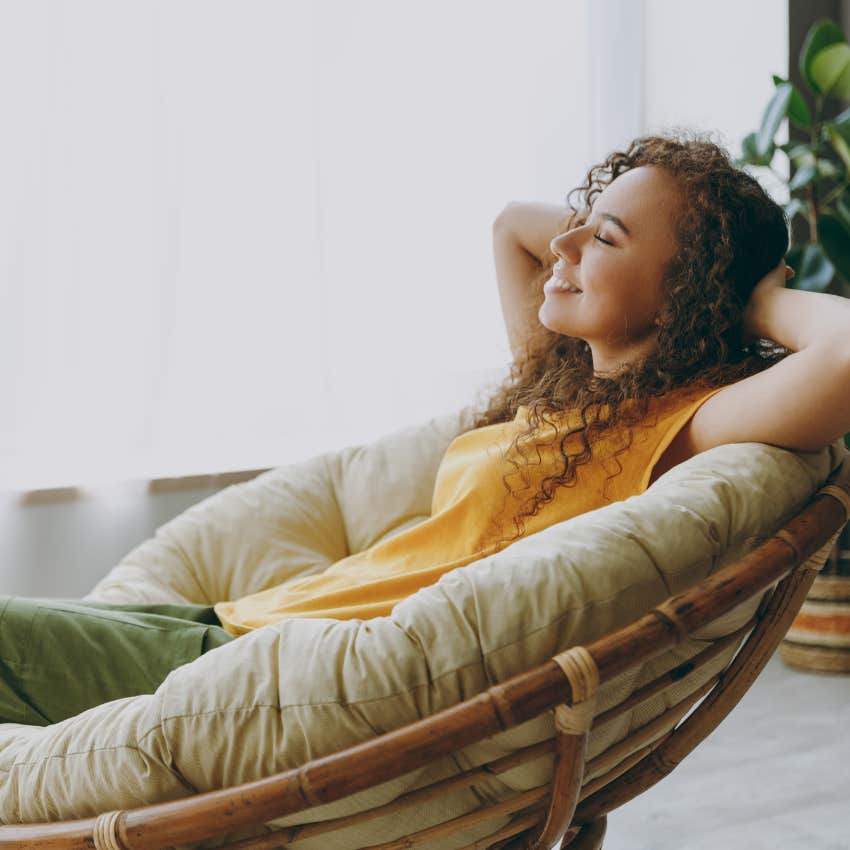 women lying around doing nothing replenish energy wealth feng shui