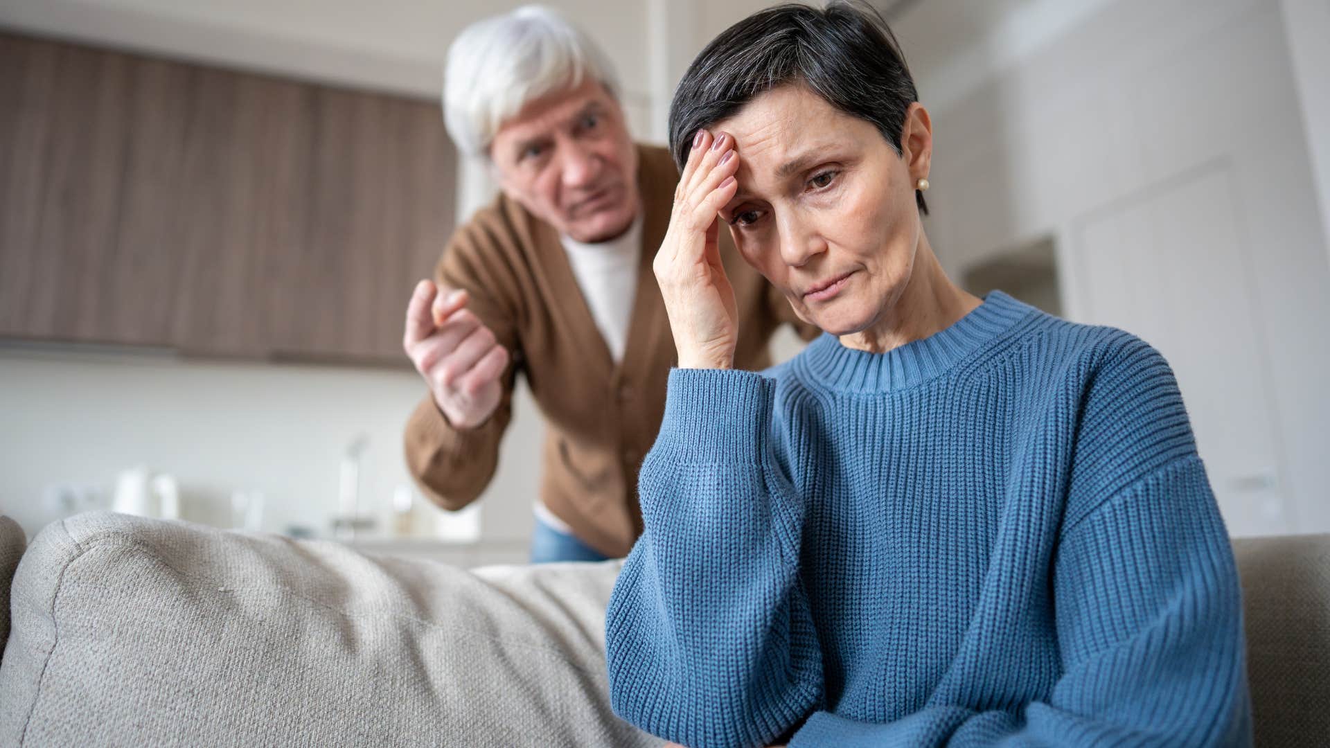 woman saying that's just not a big deal to her husband in argument