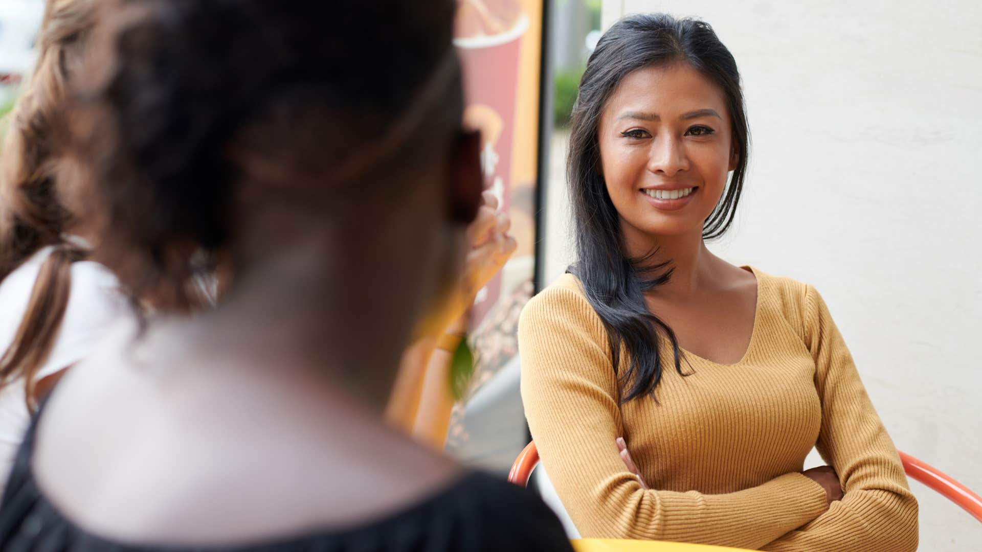 woman in conversation refusing to perform for anyone