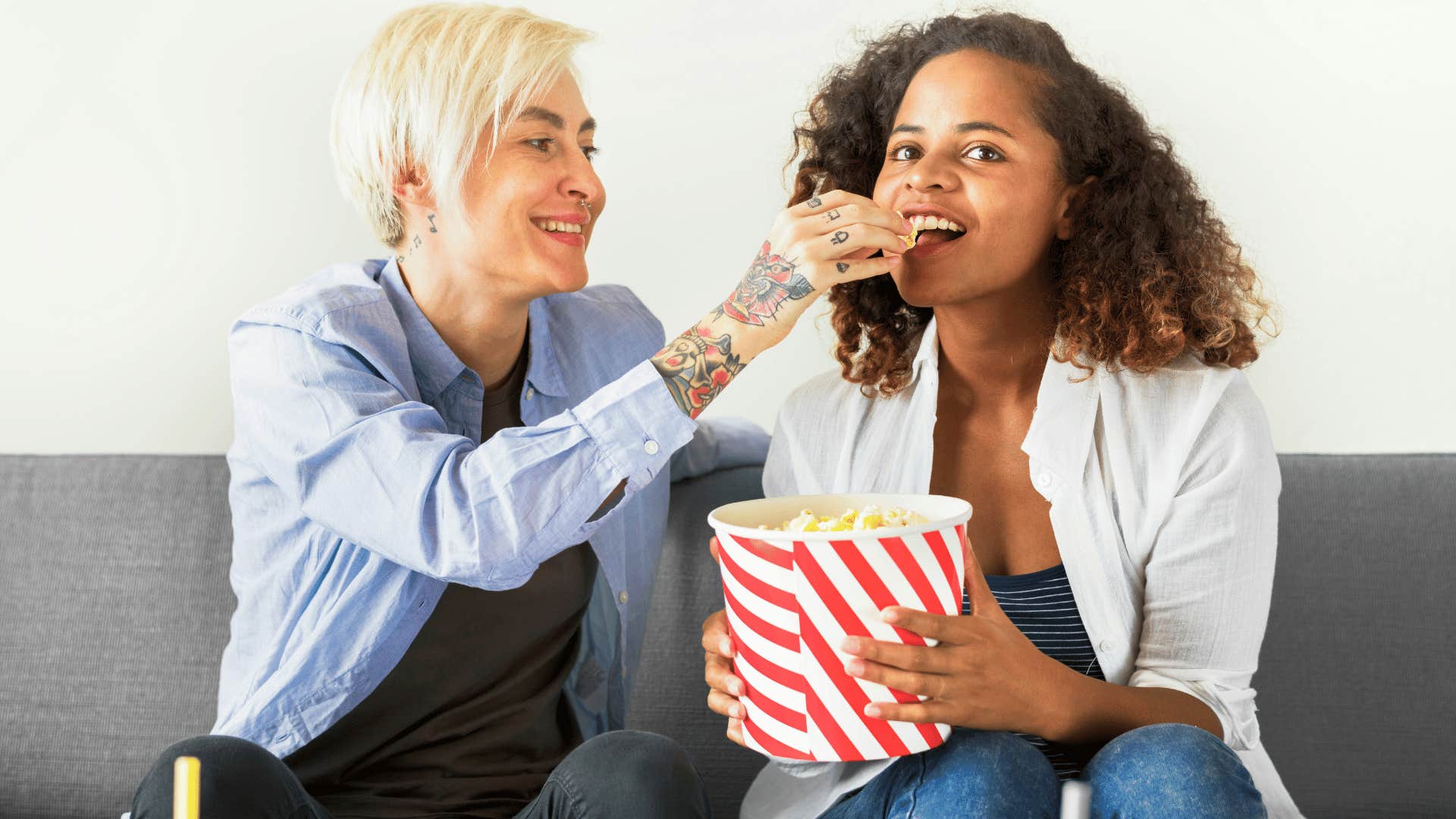 being married means having someone to share a bag of food with