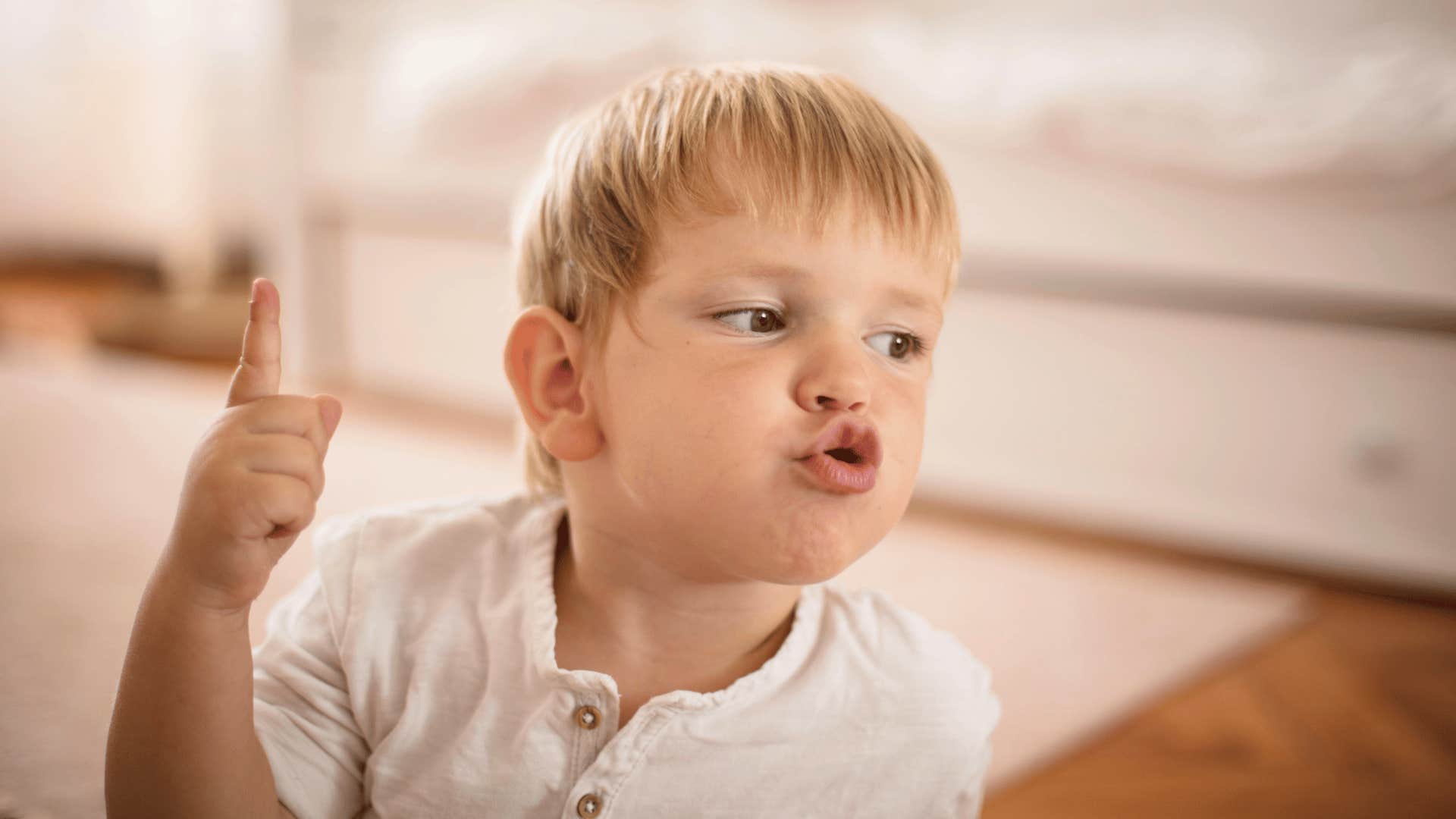 child doing things their way