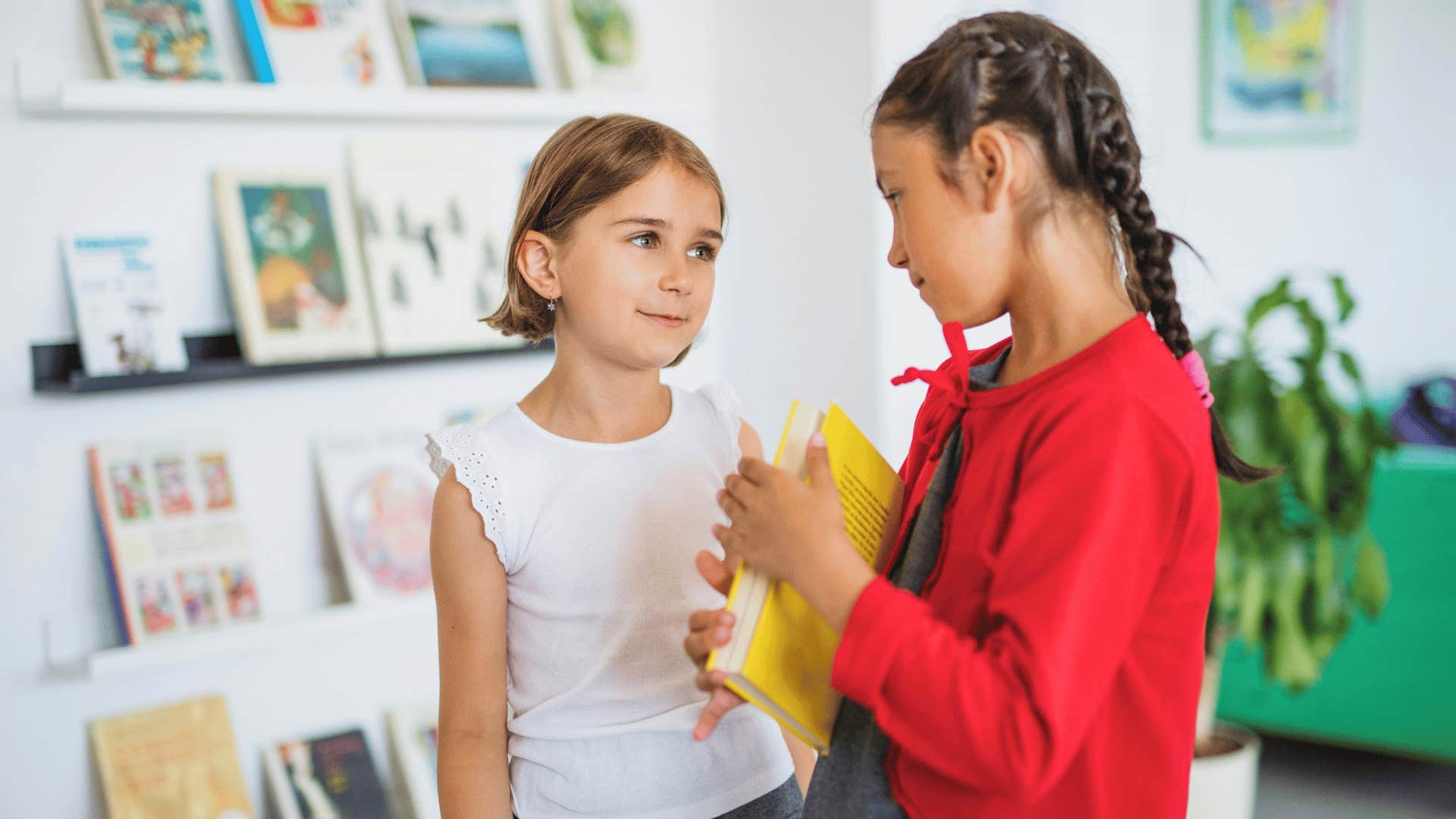 child talking confidently and assertively