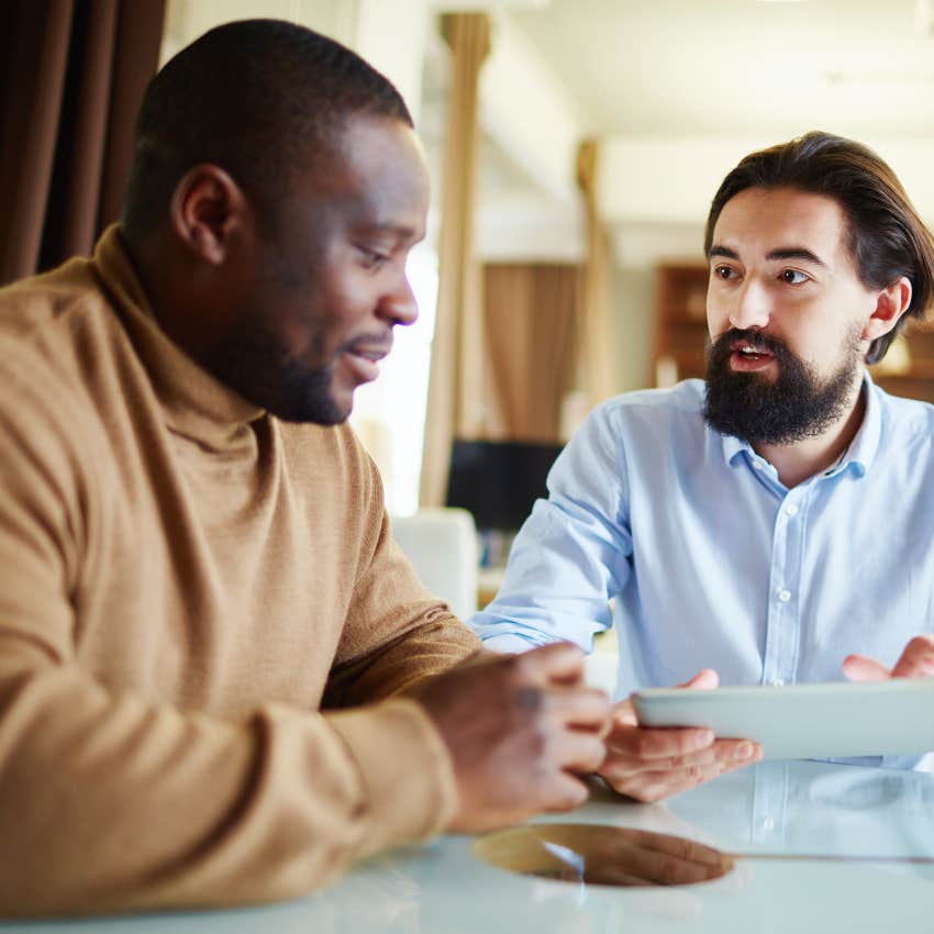 man who has no friends redirecting the conversation back to him