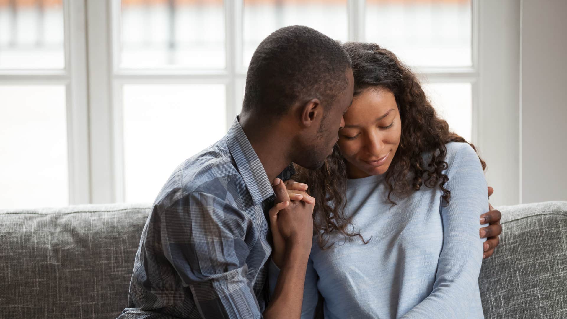 couple with a rare soul connection saying i understand where you're coming from 