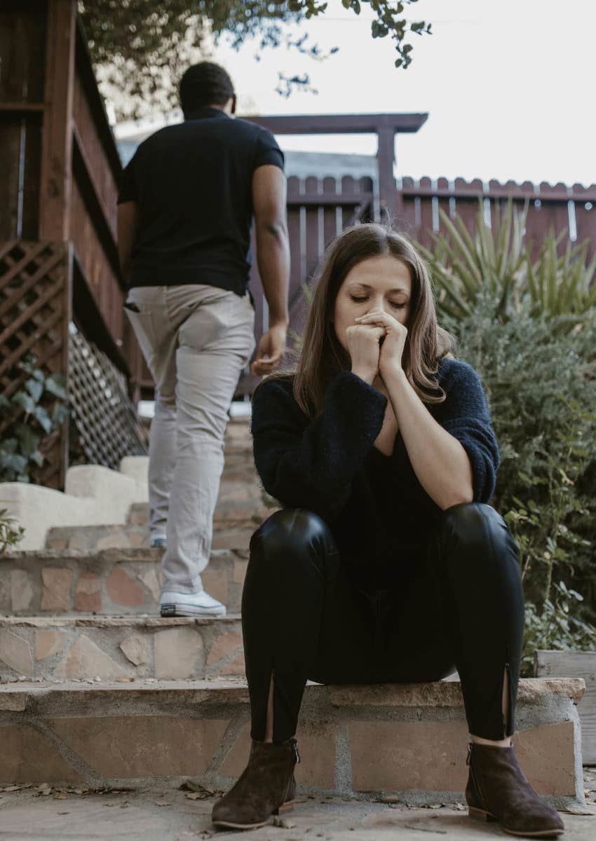 fleeing the scene to turn a normal relationship fight to lasting damage